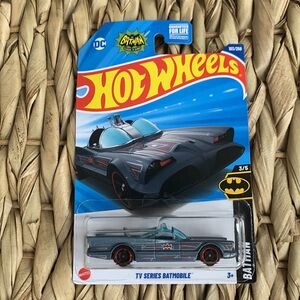 TV Series BatMobile Hot Wheels Hotwheels Batman DC Comics Bat Man Car New 2025